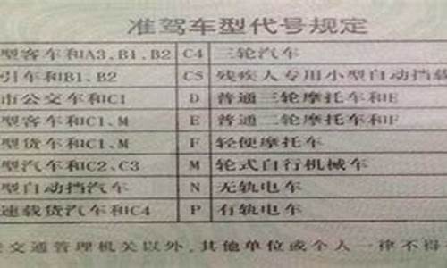 c照能开什么车_c1能开什么车