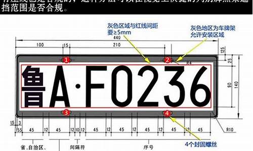 机动车号牌安装规定_机动车号牌安装规定最新