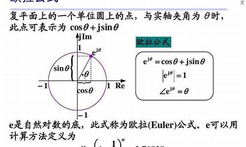 欧拉公式的推导_欧拉公式